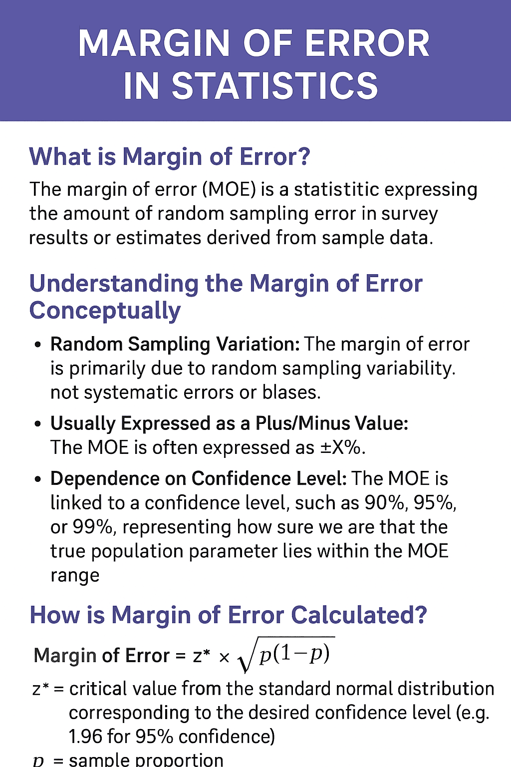 Margin of Error