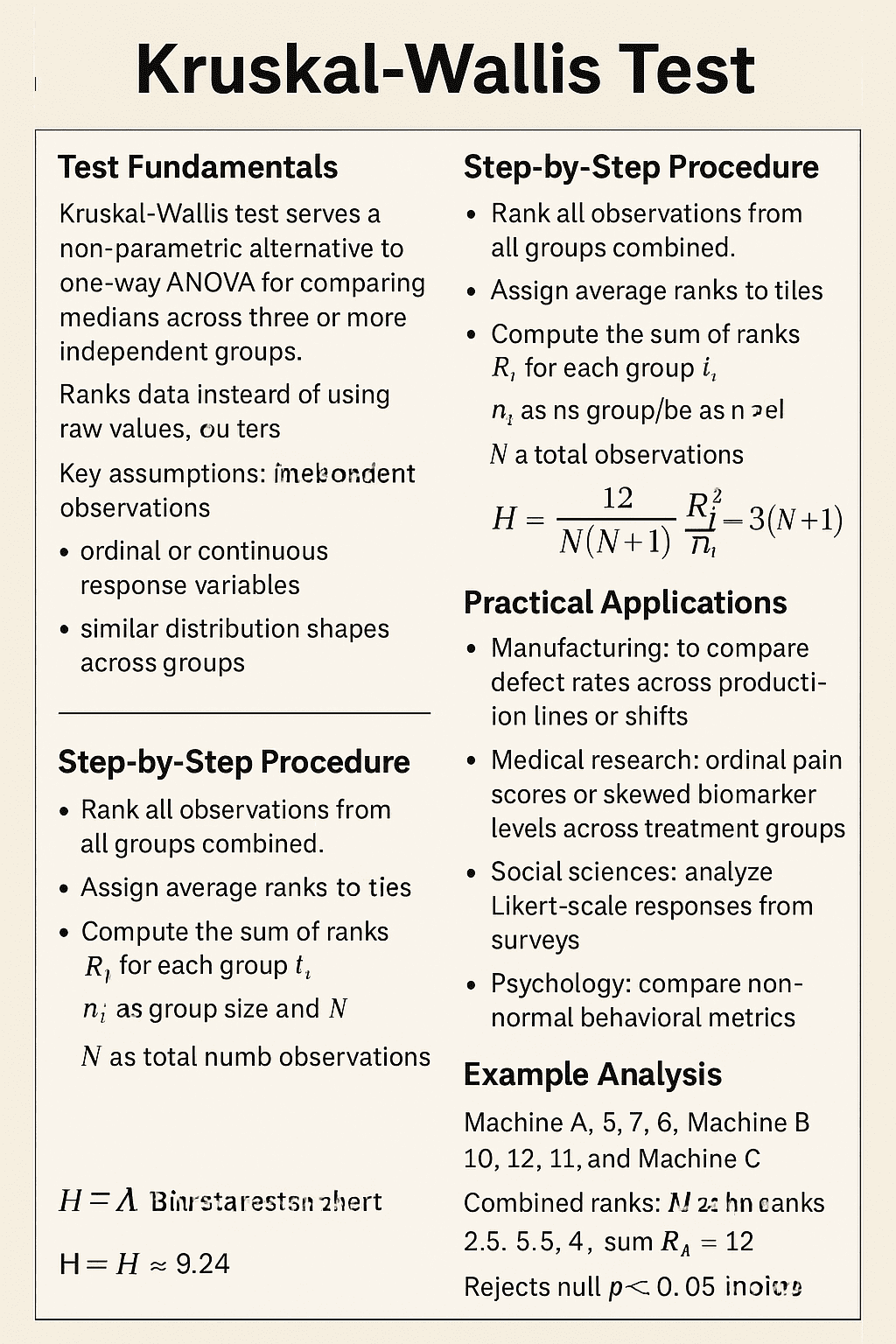 Kruskal-Wallis Test in Statistics
