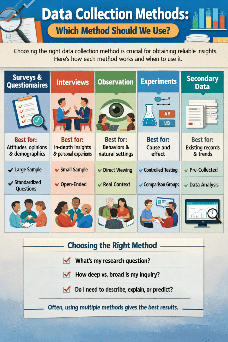 Data Collection Methods: Which Method Should We Use?